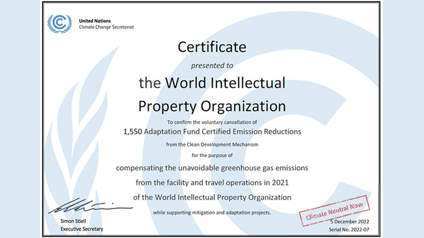 Certificado de neutralidad de carbono